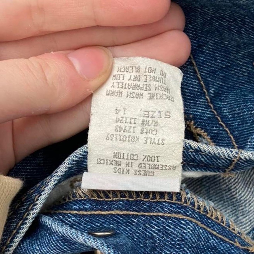 Guess Blue Denim Women’s Overalls - Picture 4 of 4